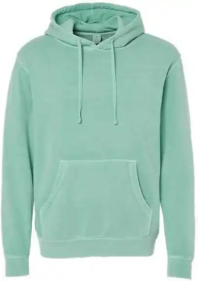 Independent Trading co Prm4500 Unisex Midweight Pigment Dyed Hooded Sweatshirt Mint