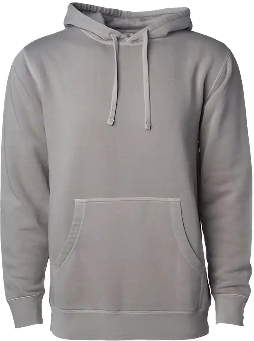 Independent Trading co Prm4500 Unisex Midweight Pigment-dyed Hooded Sweatshirt - Pigment Cement