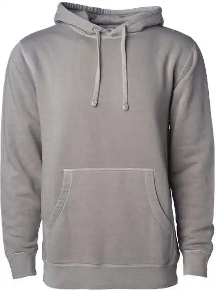 Independent Trading co Prm4500 Unisex Midweight Pigment-dyed Hooded Sweatshirt - Pigment Cement