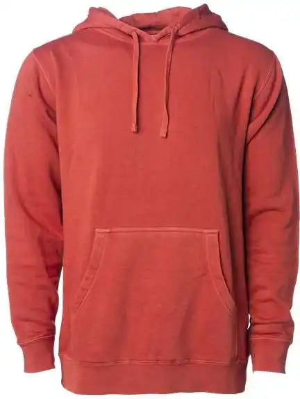 Independent Trading co Prm4500 Unisex Midweight Pigment-dyed Hooded Sweatshirt - Pigment Amber