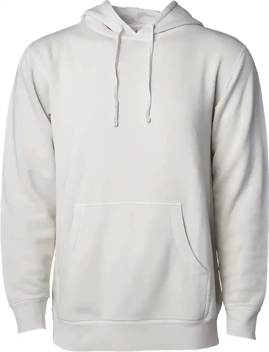 Independent Trading co Prm4500 Unisex Midweight Pigment Dyed Hooded Sweatshirt Ivory
