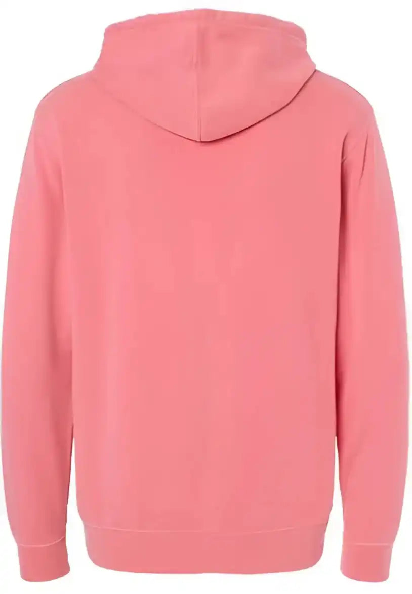 Independent Trading co Prm4500 Unisex Midweight Pigment-dyed Hooded Sweatshirt - Pigment Pink