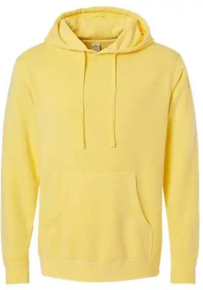 Independent Trading co Prm4500 Unisex Midweight Pigment-dyed Hooded Sweatshirt - Pigment Yellow