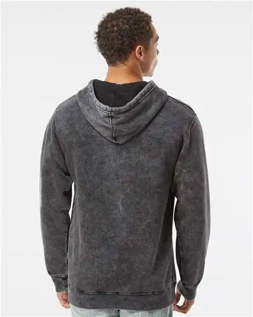 Independent Trading Co. Prm4500mw Midweight Mineral Wash Hooded Sweatshirt