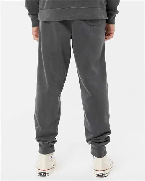 Independent Trading Co. Prm50ptpd Pigment-dyed Fleece Pants - Pigment Black