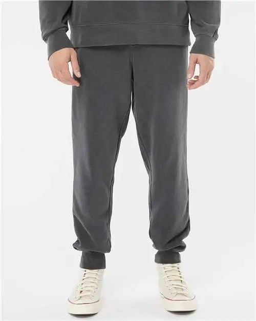 Independent Trading Co. Prm50ptpd Pigment-dyed Fleece Pants - Pigment Black