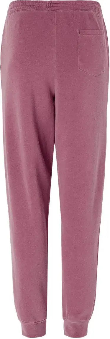 Independent Trading Co. Prm50ptpd Pigment-dyed Fleece Pants - Pigment Maroon