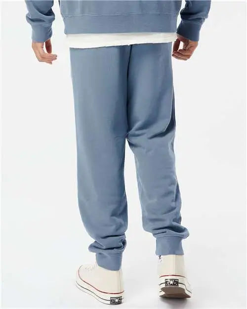 Independent Trading Co. Prm50ptpd Pigment-dyed Fleece Pants - Pigment Slate Blue