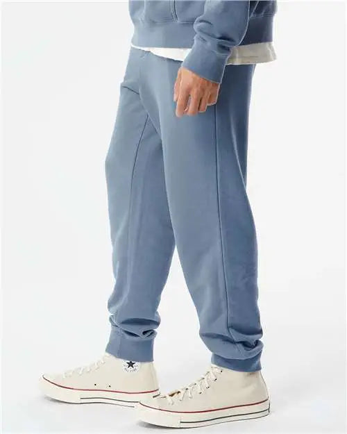 Independent Trading Co. Prm50ptpd Pigment-dyed Fleece Pants - Pigment Slate Blue