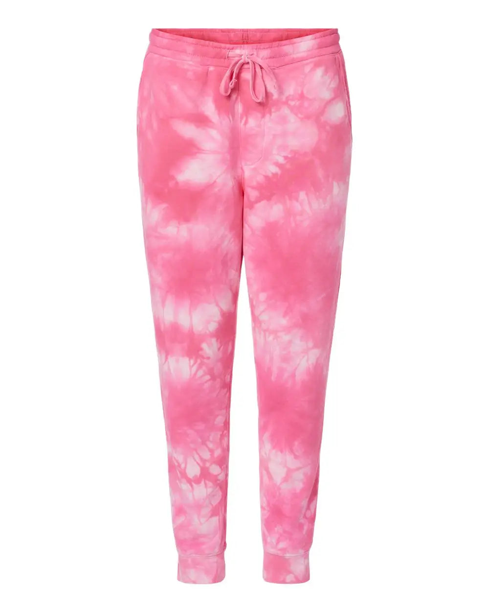 Independent Trading Co. Prm50pttd Tie-dyed Fleece Pants - Tie Dye Pink