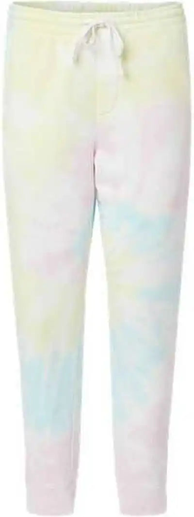 Independent Trading co Prm50pttd Tie-dyed Fleece Pants - Tie Dye Sunset Swirl