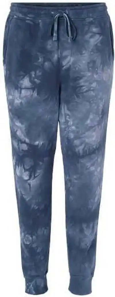 Independent Trading co Prm50pttd Tie Dyed Fleece Pants Dye Navy