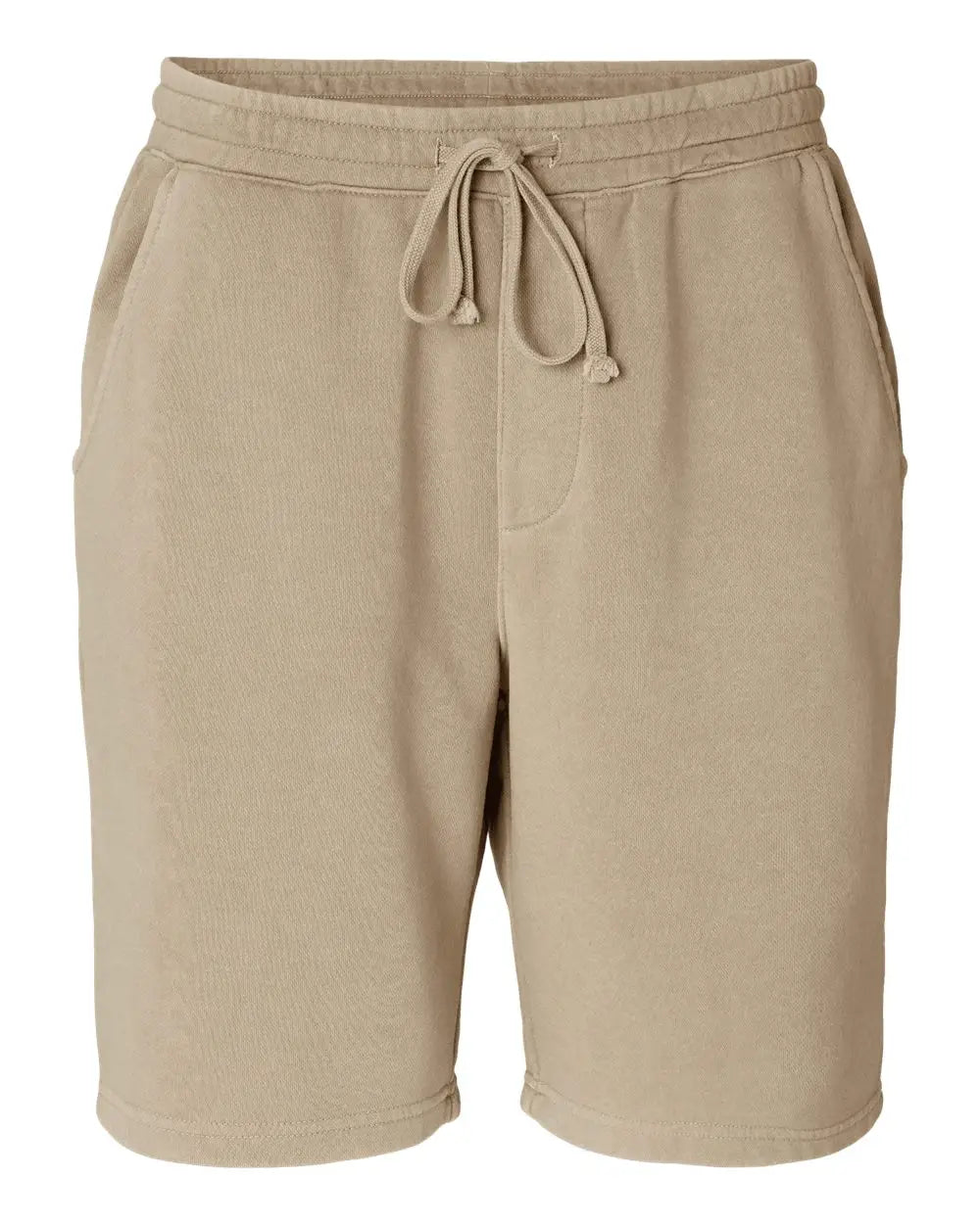 Independent Trading Co. Prm50stpd Pigment-dyed Fleece Shorts - Pigment Sandstone - Sand / Xs