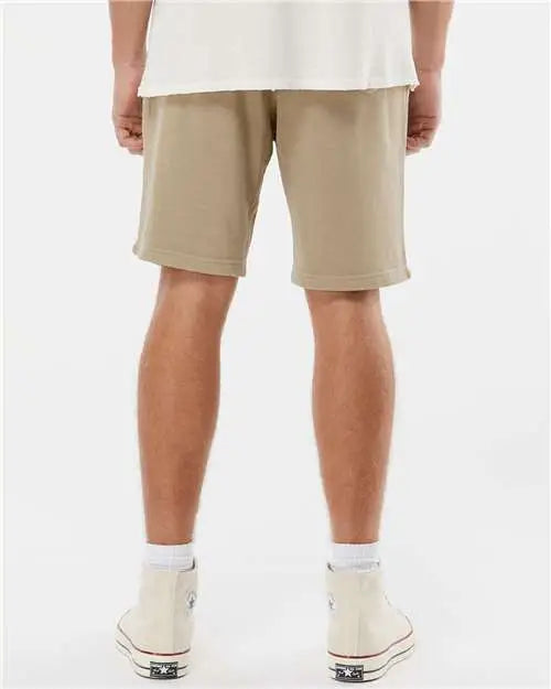 Independent Trading Co. Prm50stpd Pigment-dyed Fleece Shorts - Pigment Sandstone