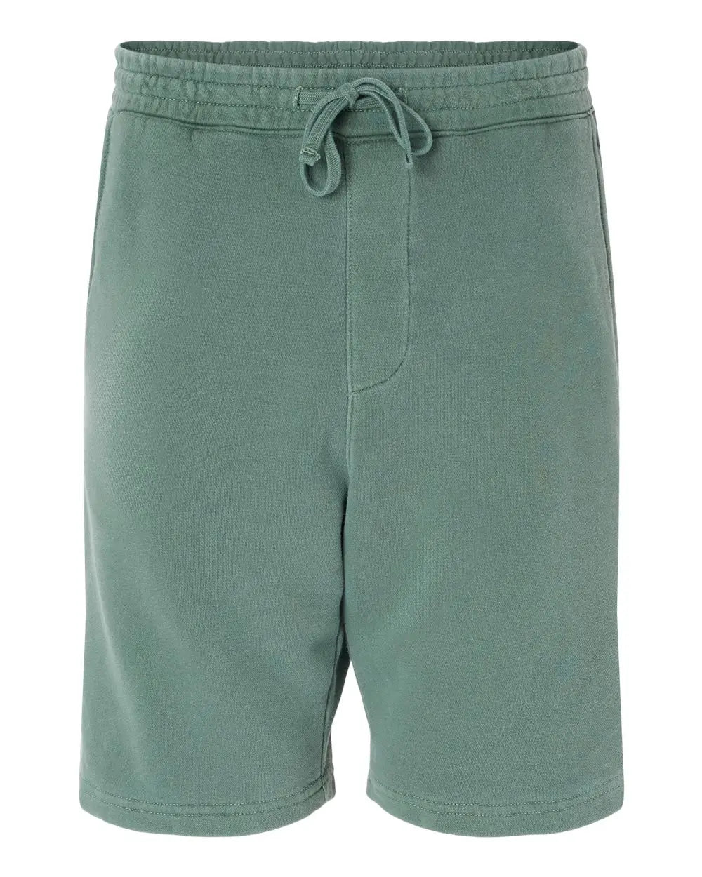 Independent Trading Co. Prm50stpd Pigment-dyed Fleece Shorts - Pigment Alpine Green - Forest / Xs