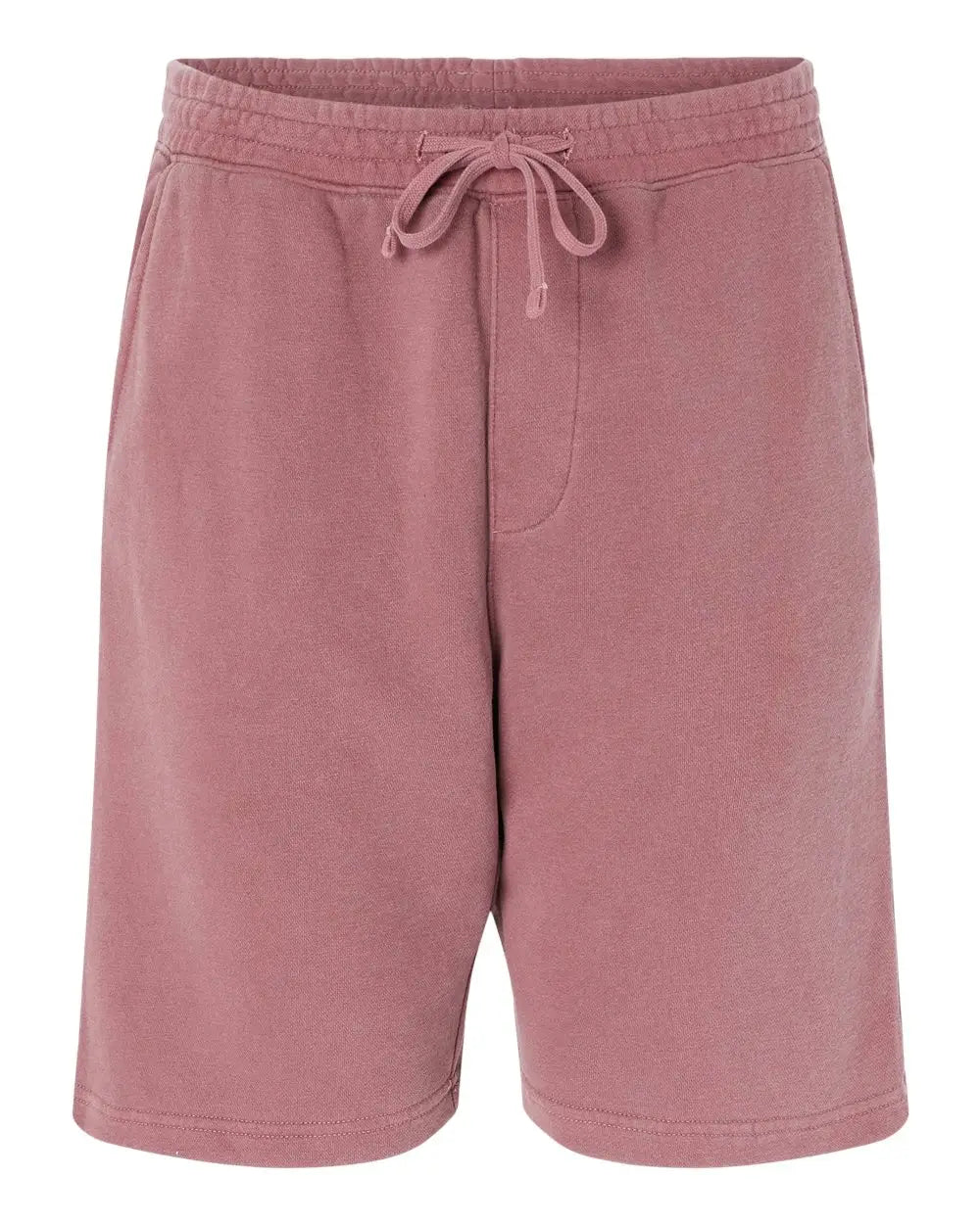 Independent Trading Co. Prm50stpd Pigment-dyed Fleece Shorts - Pigment Maroon - Xs