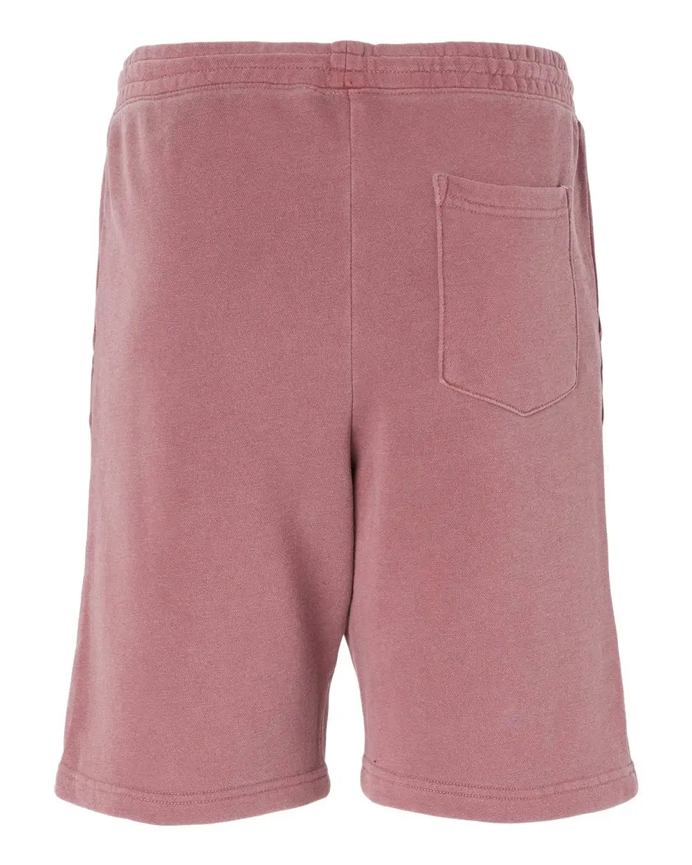 Independent Trading Co. Prm50stpd Pigment-dyed Fleece Shorts - Pigment Maroon