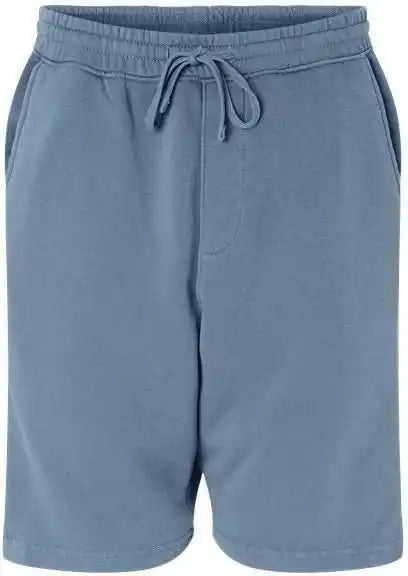 Independent Trading co Prm50stpd Pigment-dyed Fleece Shorts - Pigment Slate Blue