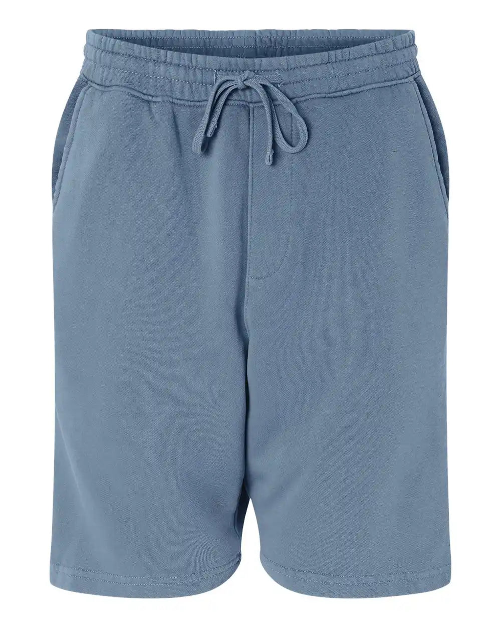 Independent Trading Co. Prm50stpd Pigment-dyed Fleece Shorts - Pigment Slate Blue - Xs