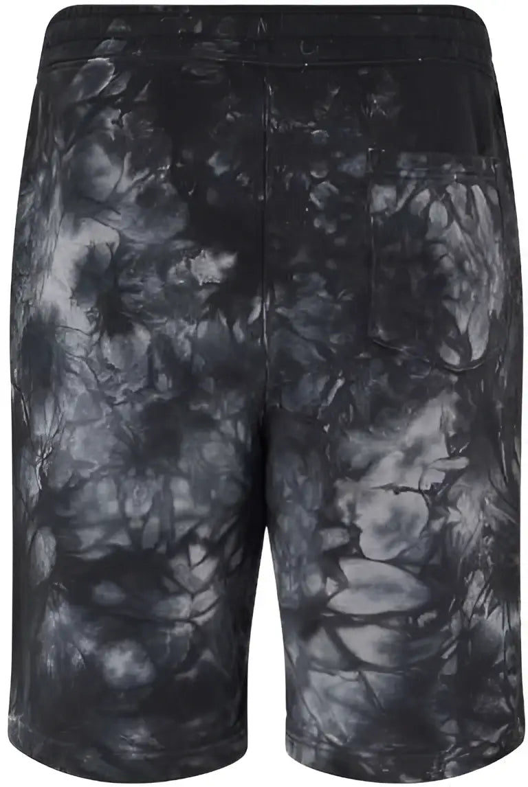 Independent Trading co Prm50sttd Tie-dyed Fleece Shorts - Tie Dye Black