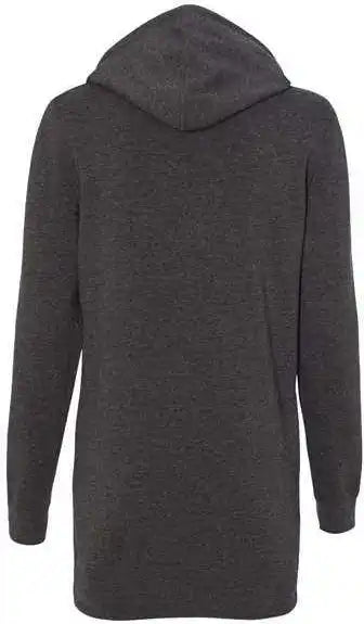 Independent Trading co Prm65drs Womens Special Blend Hooded Sweatshirt Dress - Carbon