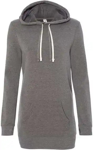 Independent Trading co Prm65drs Womens Special Blend Hooded Sweatshirt Dress Nickel