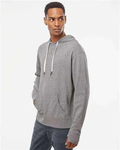 Independent Trading Co. Prm90ht Midweight French Terry Hooded Sweatshirt - Salt Pepper