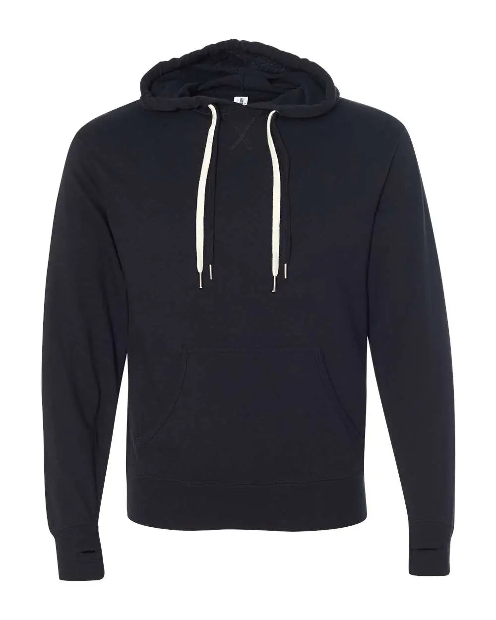 Independent Trading Co. Prm90ht Midweight French Terry Hooded Sweatshirt - Black - Xs