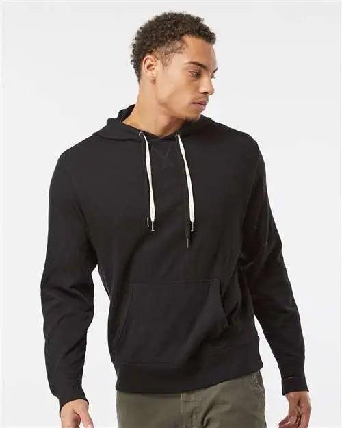 Independent Trading Co. Prm90ht Midweight French Terry Hooded Sweatshirt - Black