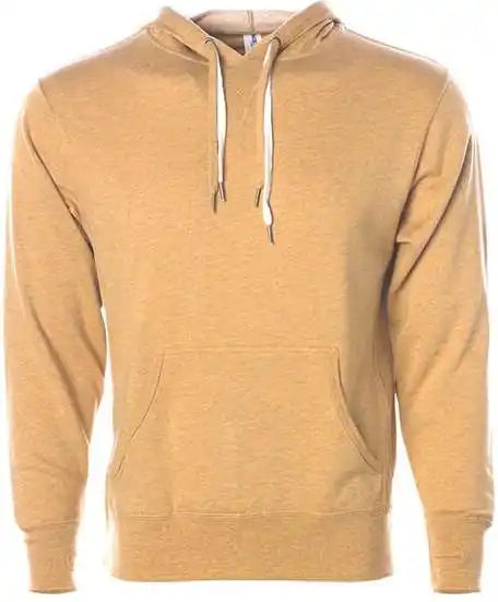 Independent Trading co Prm90ht Unisex Midweight French Terry Hooded Sweatshirt - Golden Wheat Heather