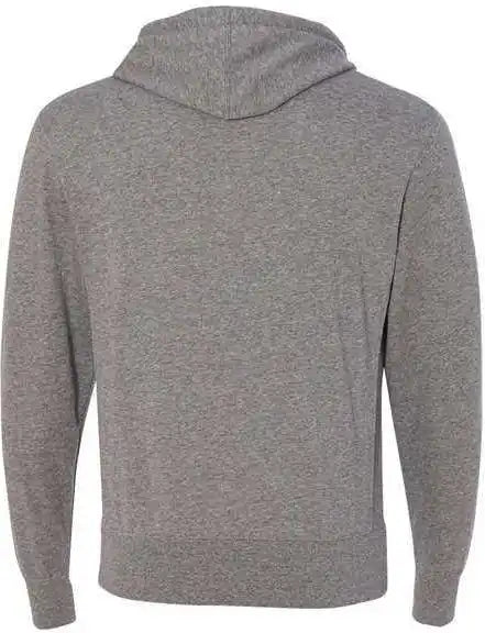 Independent Trading co Prm90ht Unisex Midweight French Terry Hooded Sweatshirt - Salt &amp; Pepper