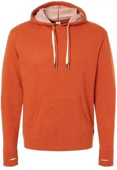 Independent Trading co Prm90ht Unisex Midweight French Terry Hooded Sweatshirt - Burnt Orange Heather