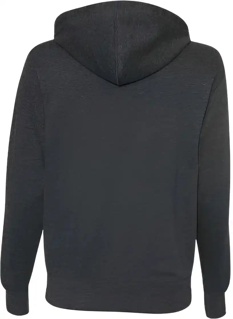 Independent Trading co Prm90htz Unisex Heathered French Terry Full-zip Hooded Sweatshirt - Charcoal Heather