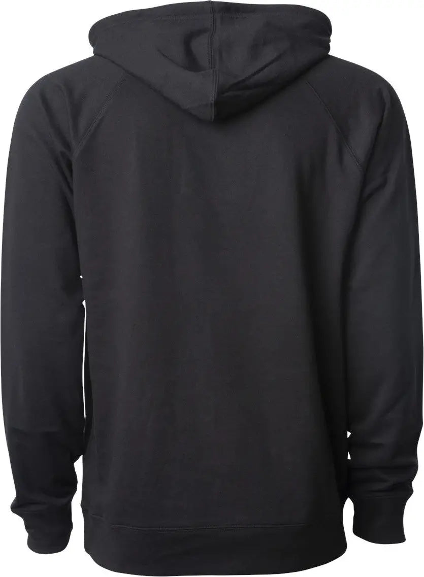 Independent Trading Co. Ss1000 Icon Lightweight Loopback Terry Hooded Sweatshirt - Black - Xs