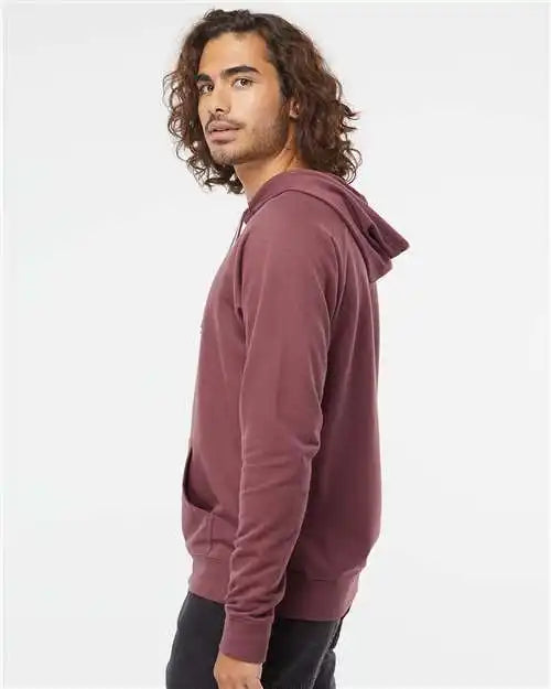 Independent Trading Co. Ss1000 Icon Lightweight Loopback Terry Hooded Sweatshirt - Port