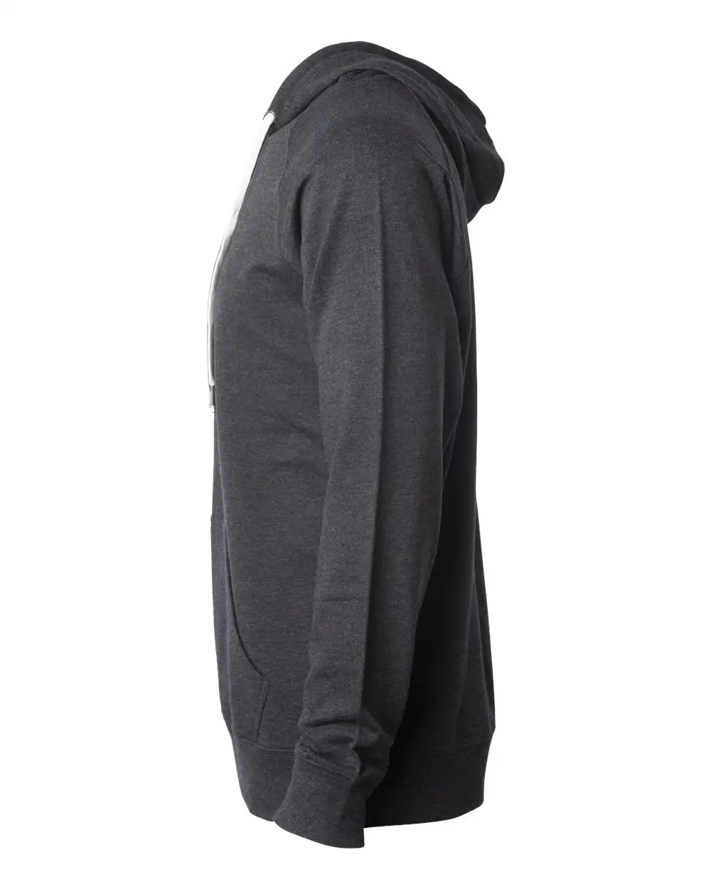 Independent Trading Co. Ss1000 Icon Lightweight Loopback Terry Hooded Sweatshirt - Charcoal Heather