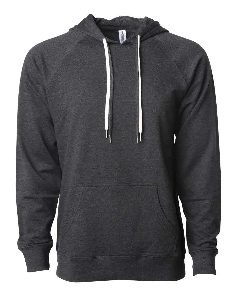 Independent Trading Co. Ss1000 Icon Lightweight Loopback Terry Hooded Sweatshirt - Charcoal Heather - Dark Gray / Xs