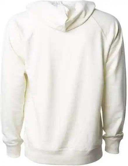Independent Trading co Ss1000 Icon Unisex Lightweight Loopback Terry Hooded Sweatshirt Bone