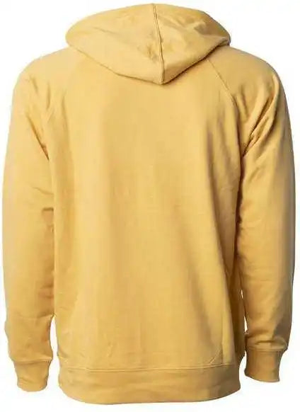 Independent Trading co Ss1000 Icon Unisex Lightweight Loopback Terry Hooded Sweatshirt Harvest Gold