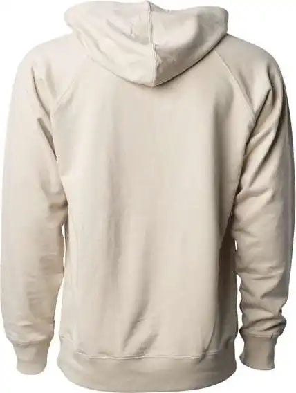 Independent Trading co Ss1000 Icon Unisex Lightweight Loopback Terry Hooded Sweatshirt Sand