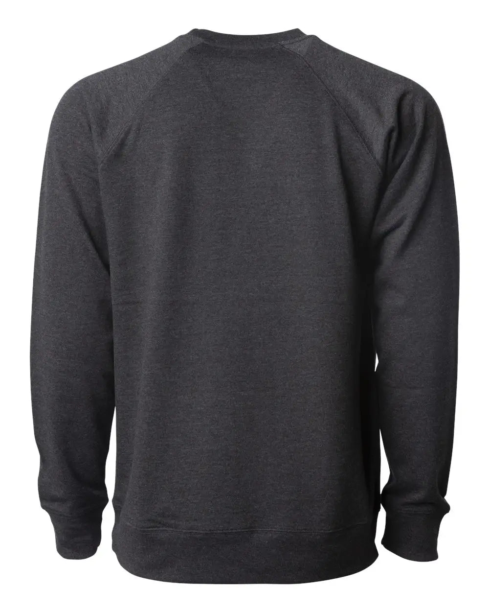 Independent Trading Co. Ss1000c Icon Lightweight Loopback Terry Crewneck Sweatshirt - Charcoal Heather - Dark Gray / Xs
