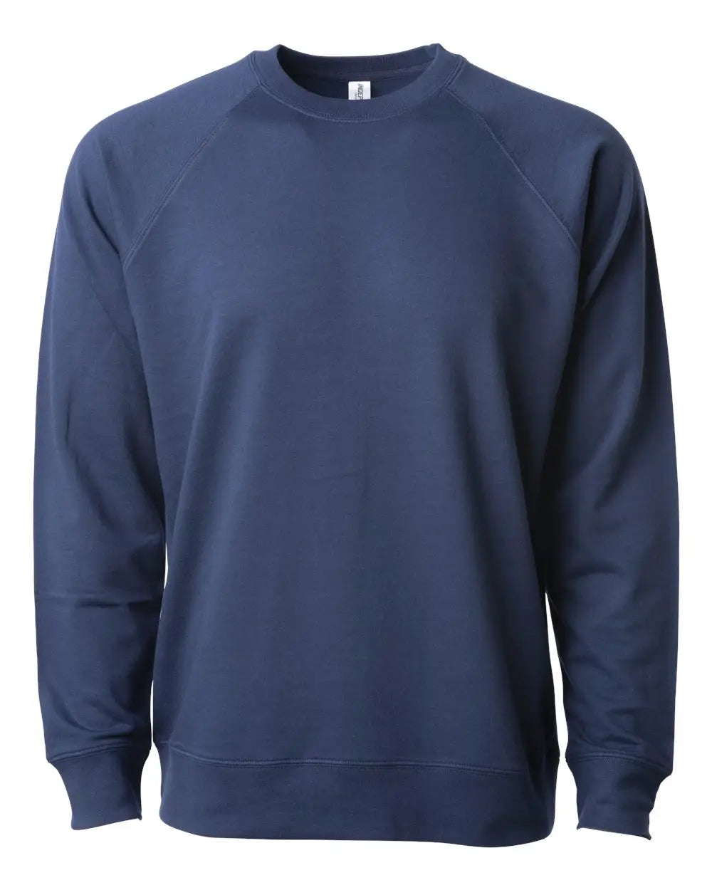 Independent Trading Co. Ss1000c Icon Lightweight Loopback Terry Crewneck Sweatshirt - Indigo - Navy / Xs