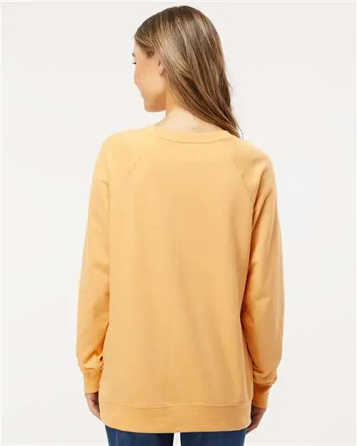 Independent Trading Co. Ss1000c Icon Lightweight Loopback Terry Crewneck Sweatshirt - Harvest Gold