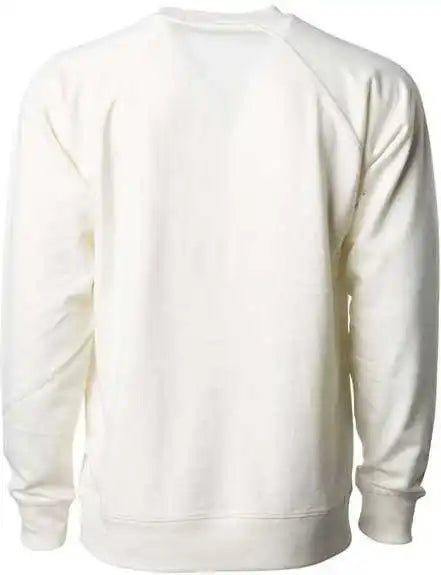 Independent Trading co Ss1000c Icon Unisex Lightweight Loopback Terry Crewneck Sweatshirt - Bone