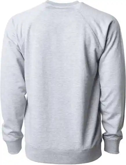 Independent Trading co Ss1000c Icon Unisex Lightweight Loopback Terry Crewneck Sweatshirt - Athletic Heather