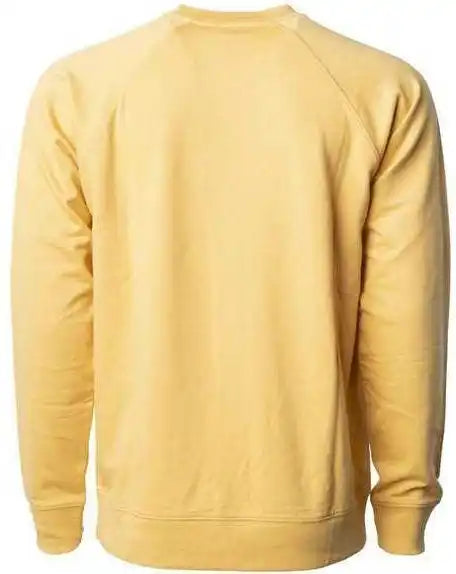 Independent Trading co Ss1000c Icon Unisex Lightweight Loopback Terry Crewneck Sweatshirt - Harvest Gold
