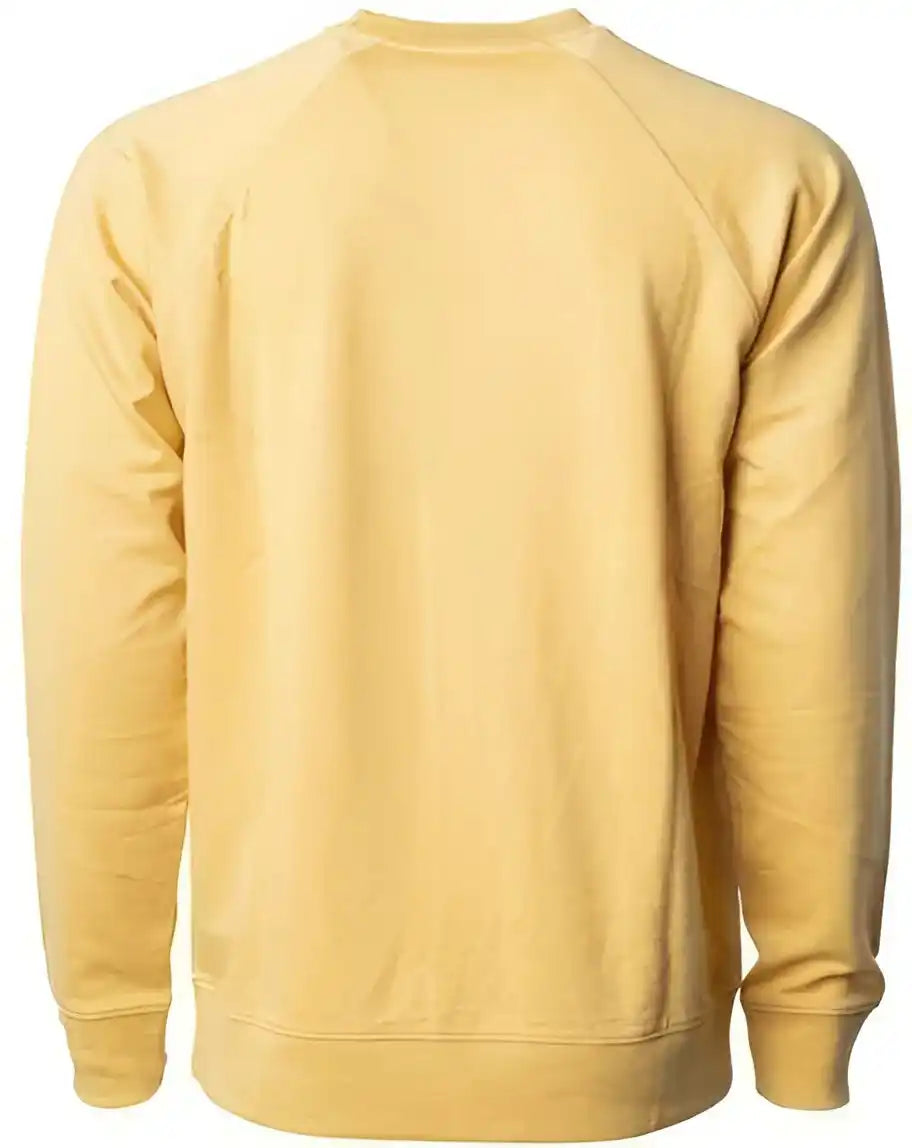 Independent Trading co Ss1000c Icon Unisex Lightweight Loopback Terry Crewneck Sweatshirt Harvest Gold