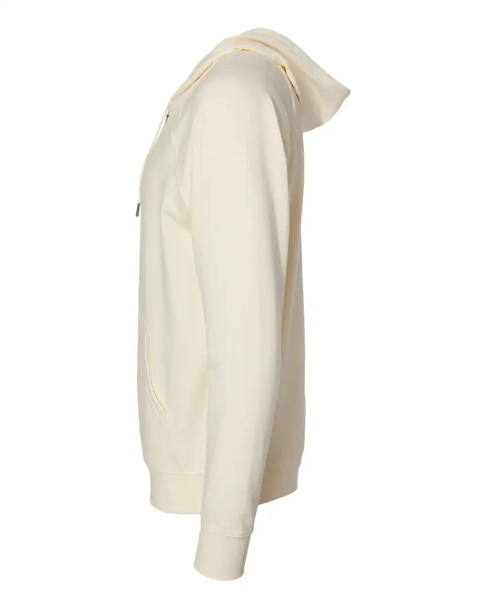 Independent Trading Co. Ss1000z Icon Lightweight Loopback Terry Full-zip Hooded Sweatshirt - Bone