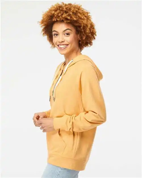 Independent Trading Co. Ss1000z Icon Lightweight Loopback Terry Full-zip Hooded Sweatshirt - Harvest Gold