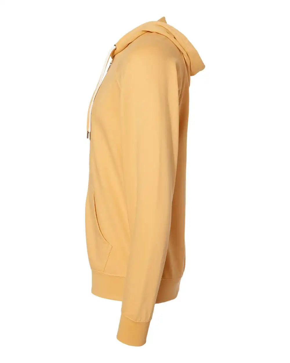 Independent Trading Co. Ss1000z Icon Lightweight Loopback Terry Full-zip Hooded Sweatshirt - Harvest Gold